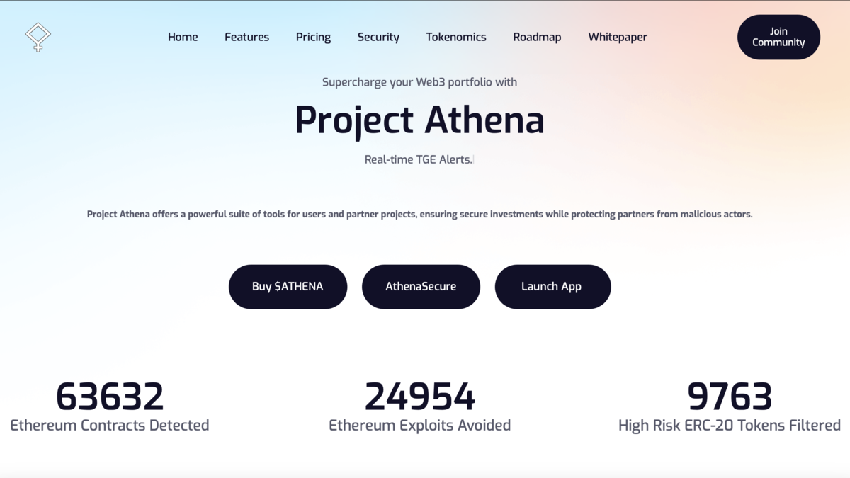 Project Athena homepage
